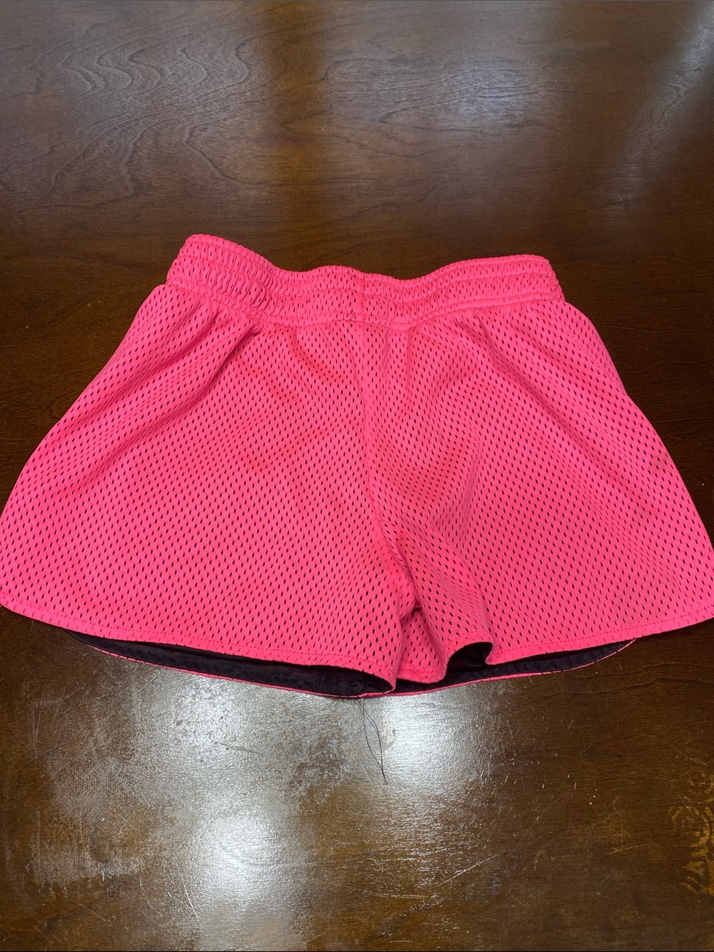 Women's Mesh Athletic Shorts - Hot Pink